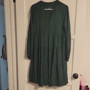 Maeve Dropwaist Forest Green Dress